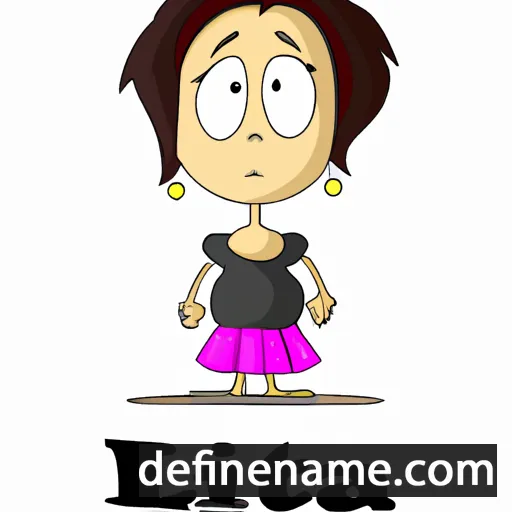 Lizeta cartoon