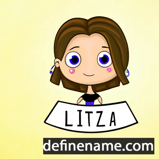 cartoon of the name Lizetta