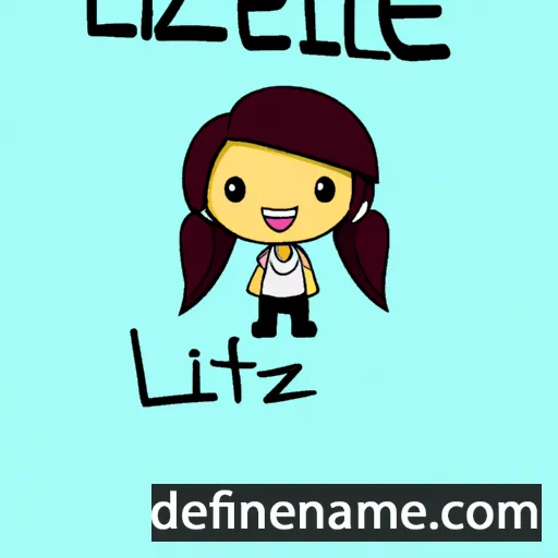 cartoon of the name Lizetthe