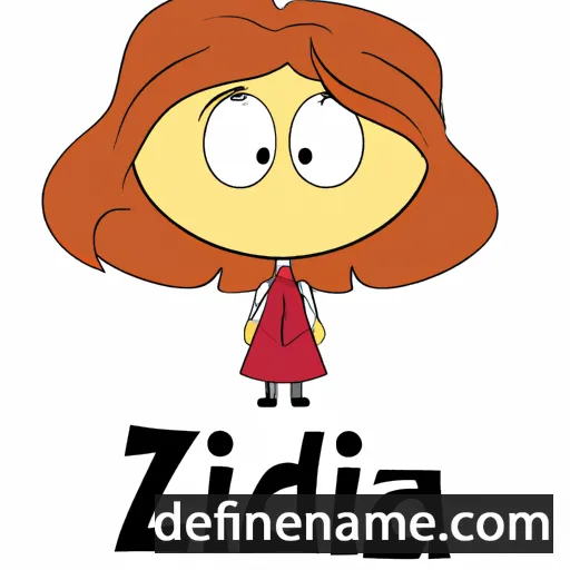 cartoon of the name Lizida