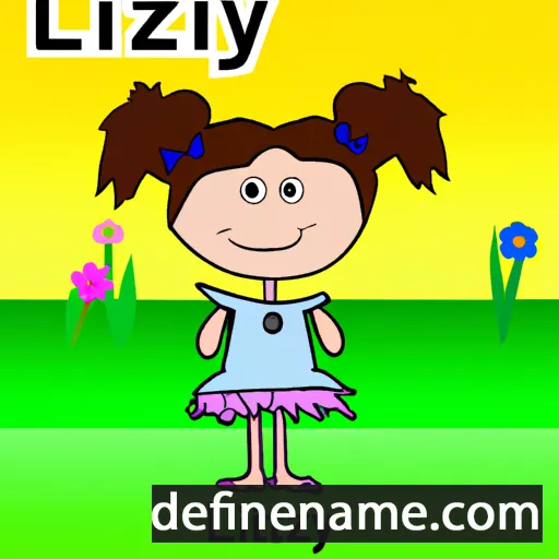 Lizy cartoon