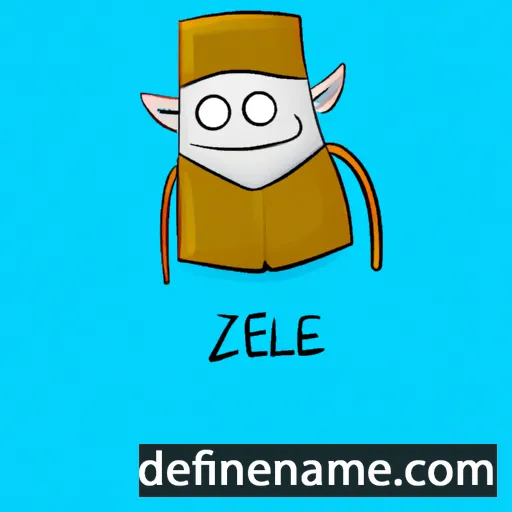 cartoon of the name 'Izevel