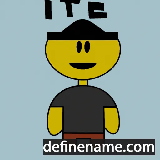 cartoon of the name Íte