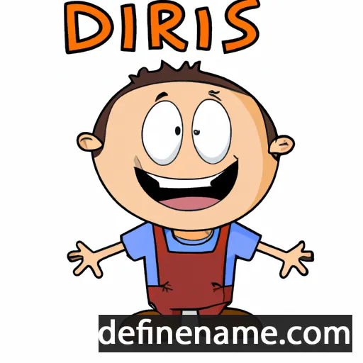 cartoon of the name İdris