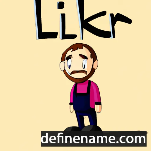 cartoon of the name İlker