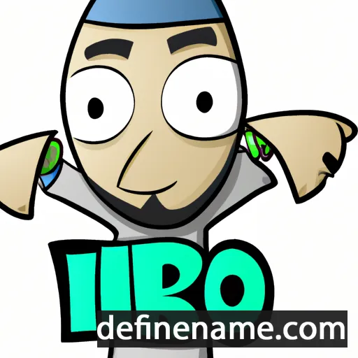 cartoon of the name Ibro