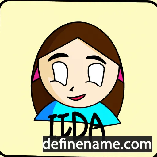 cartoon of the name Ida