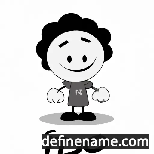 cartoon of the name Iddo