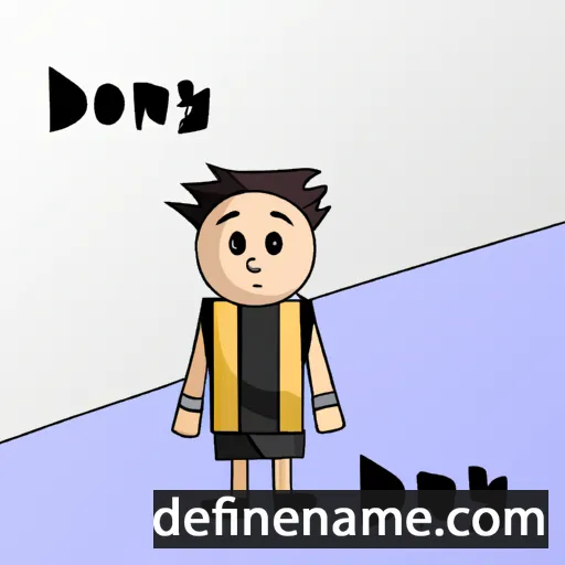 cartoon of the name Idony