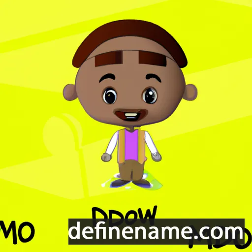 cartoon of the name Idowu