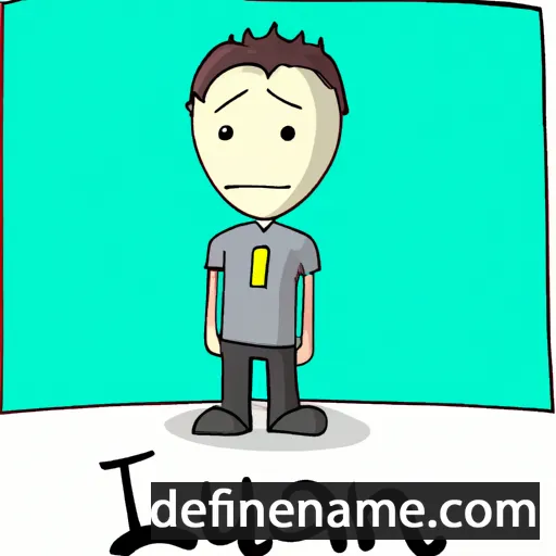 cartoon of the name Ieuan