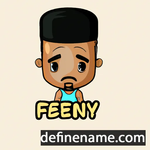 cartoon of the name Ifeanyi