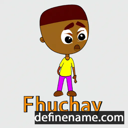 cartoon of the name Ifeanyichukwu