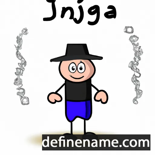 cartoon of the name Ignacij