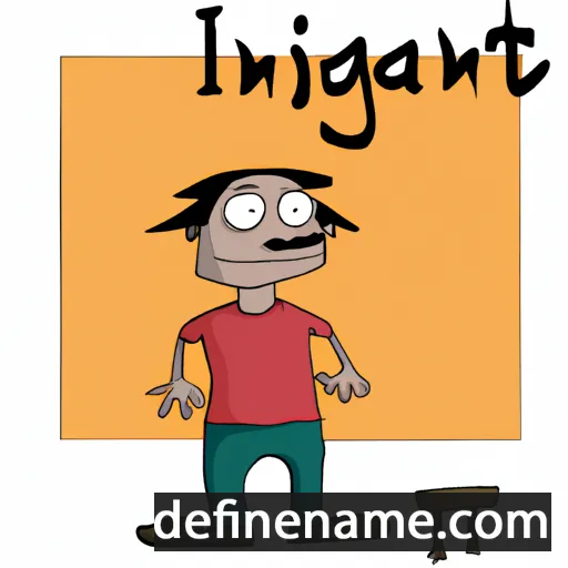 cartoon of the name Ignat