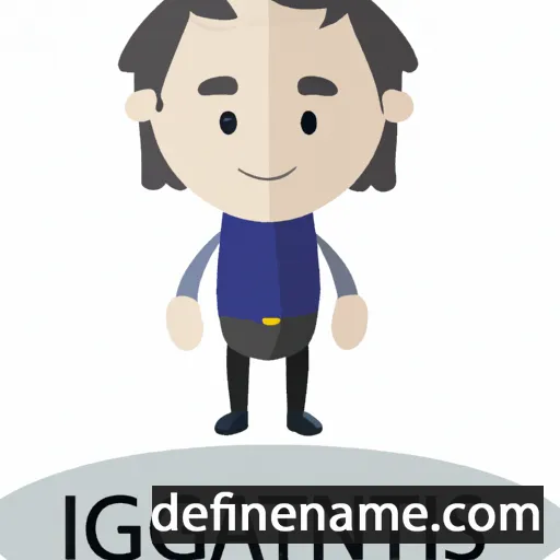 cartoon of the name Ignatios