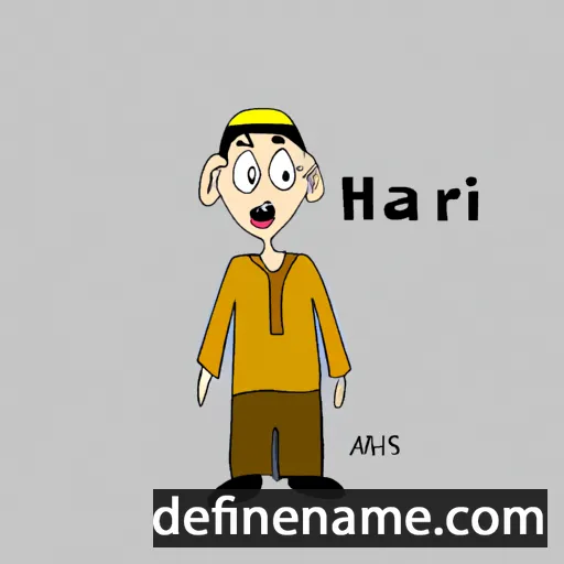 cartoon of the name Ihar