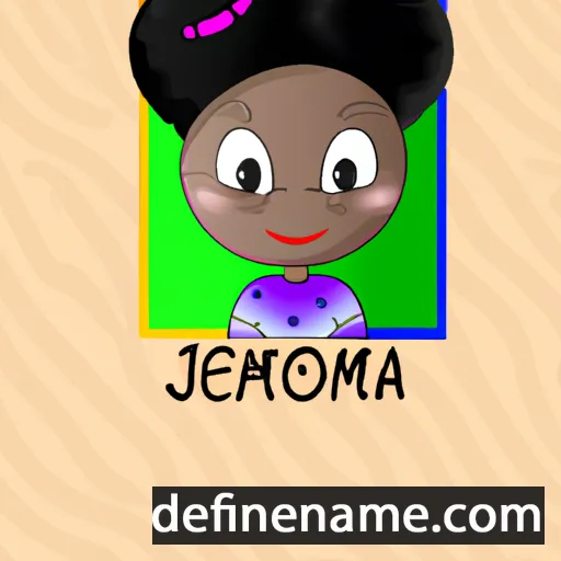 cartoon of the name Ijeoma