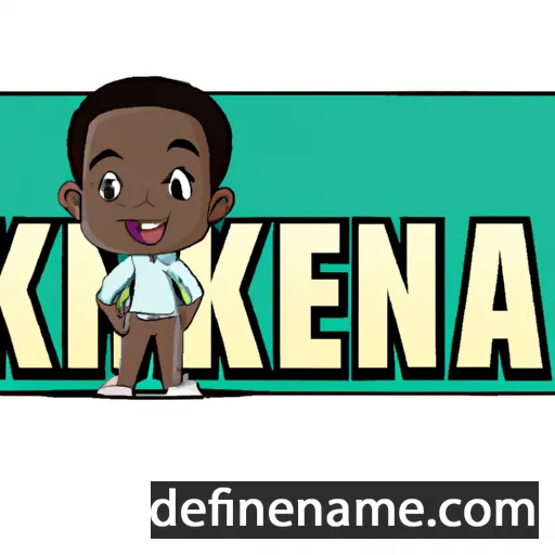 cartoon of the name Ikenna