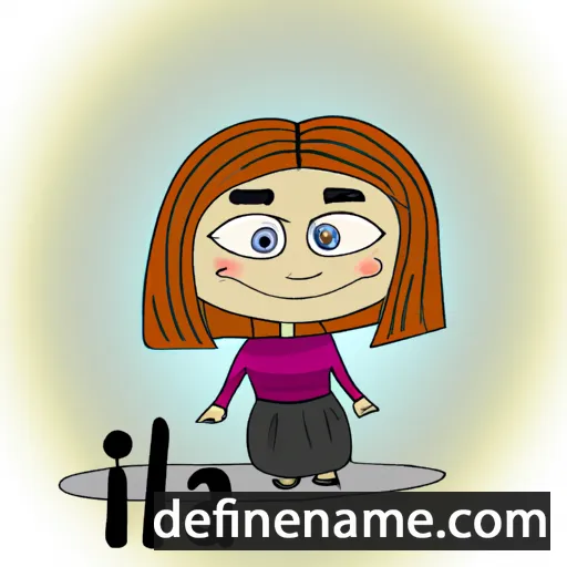 cartoon of the name Ila