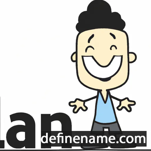 cartoon of the name Ilan