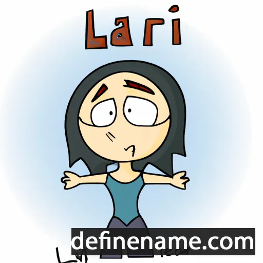 cartoon of the name Ilari