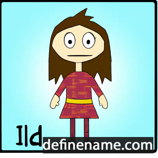 cartoon of the name Ildi