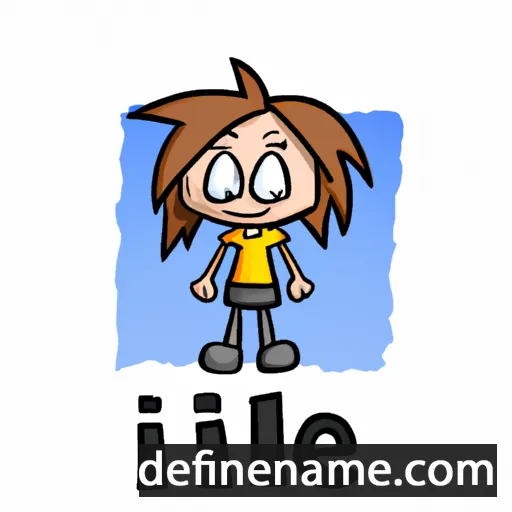 cartoon of the name Ile