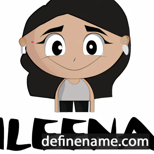 cartoon of the name Ileana