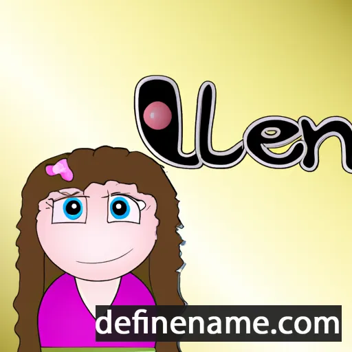 cartoon of the name Ileen