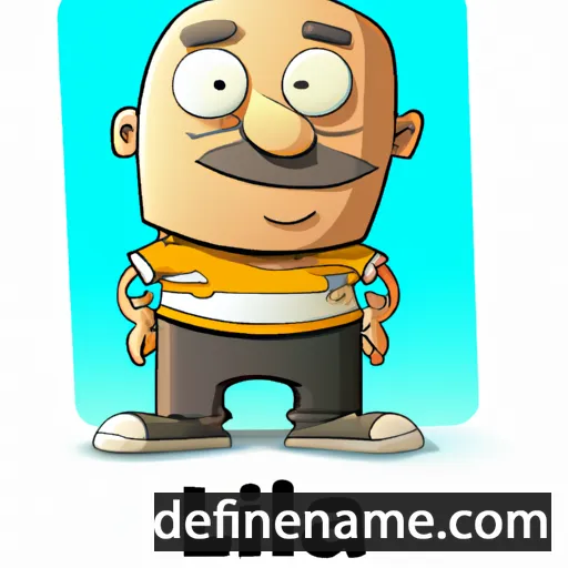 cartoon of the name Ilija