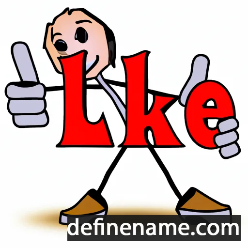 cartoon of the name Ilike