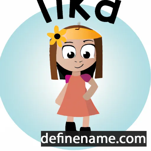 cartoon of the name Ilka