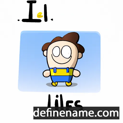 cartoon of the name Illés