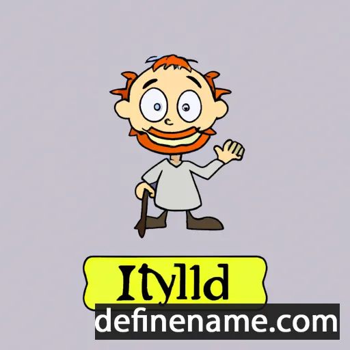 cartoon of the name Illtyd