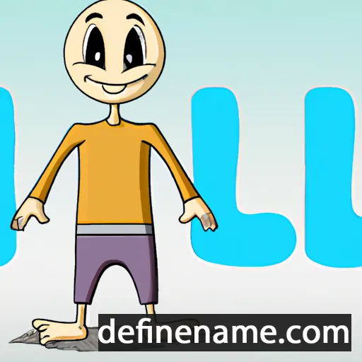 cartoon of the name Ilu