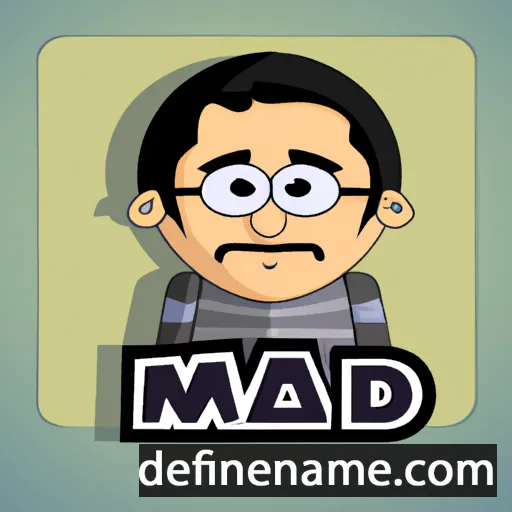 cartoon of the name Imad