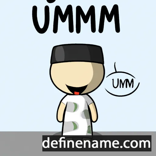 cartoon of the name Imamu