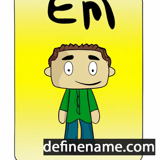 cartoon of the name Imen