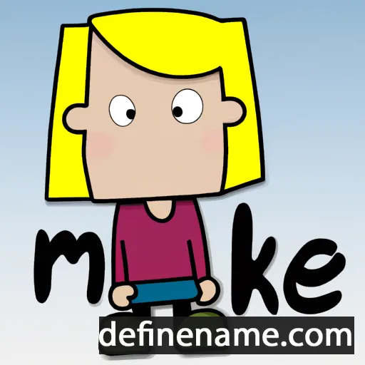 cartoon of the name Imke