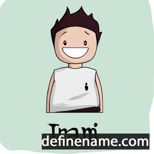 cartoon of the name Imran