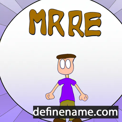 cartoon of the name Imre