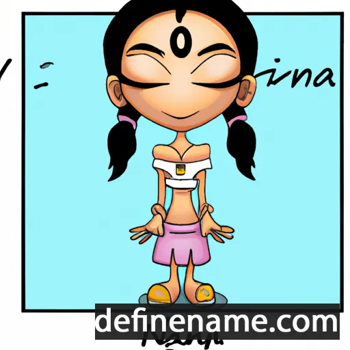 cartoon of the name Inanna