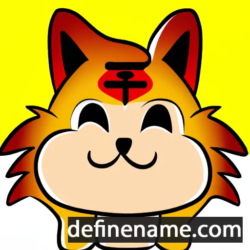 cartoon of the name Inari