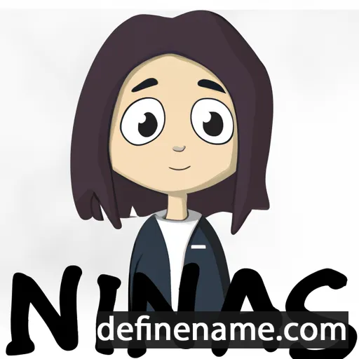 cartoon of the name Inas