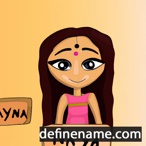 cartoon of the name Inaya