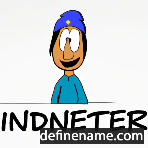 cartoon of the name Inderjeet