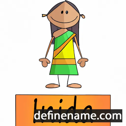 cartoon of the name India