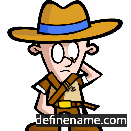 cartoon of the name Indy