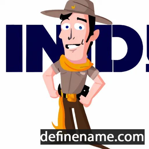 cartoon of the name Indy